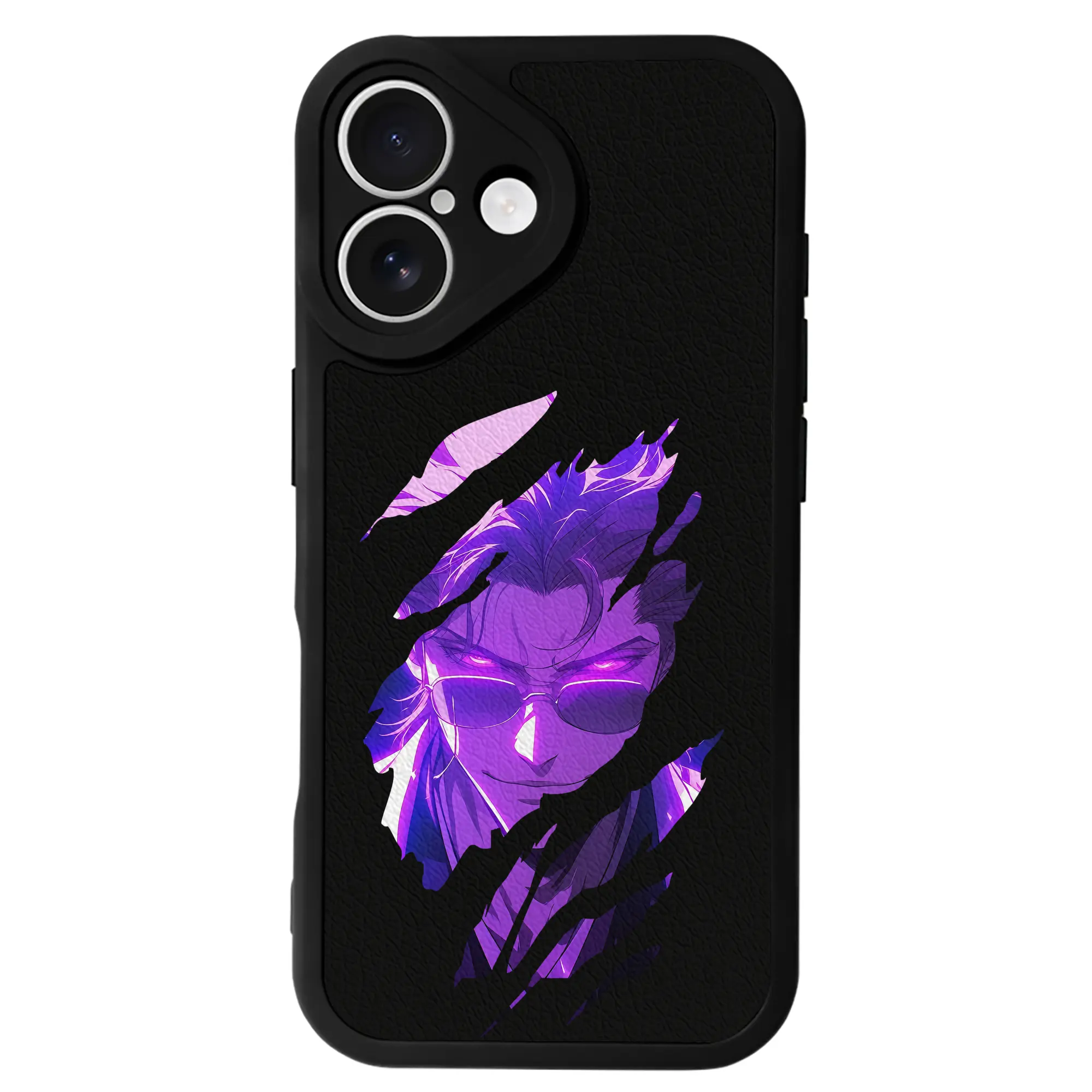 ブリーチ グッズ 藍染 惣右介 - IPhone 16シリーズ対応 ・ シリコンスマホケース ・ レザー調 ・ 高精度フィット ・ 耐衝撃 ・ ワイヤレス充電対応 ・ 精密カット